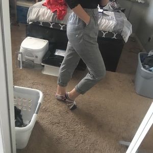 Plaided High Waisted Pants